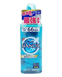 LION 獅王_NANOX超奈米超濃縮洗衣精-消臭藍660g