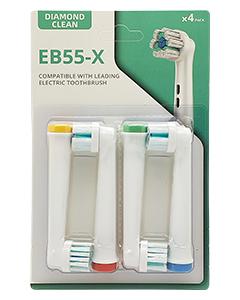 電動牙刷副廠刷頭#EB55-X 多角度加強邊角