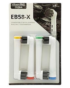 電動牙刷副廠刷頭#EB58-X 竹炭清潔型